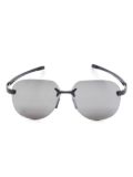 TAG Heuer rimless sunglasses - Black