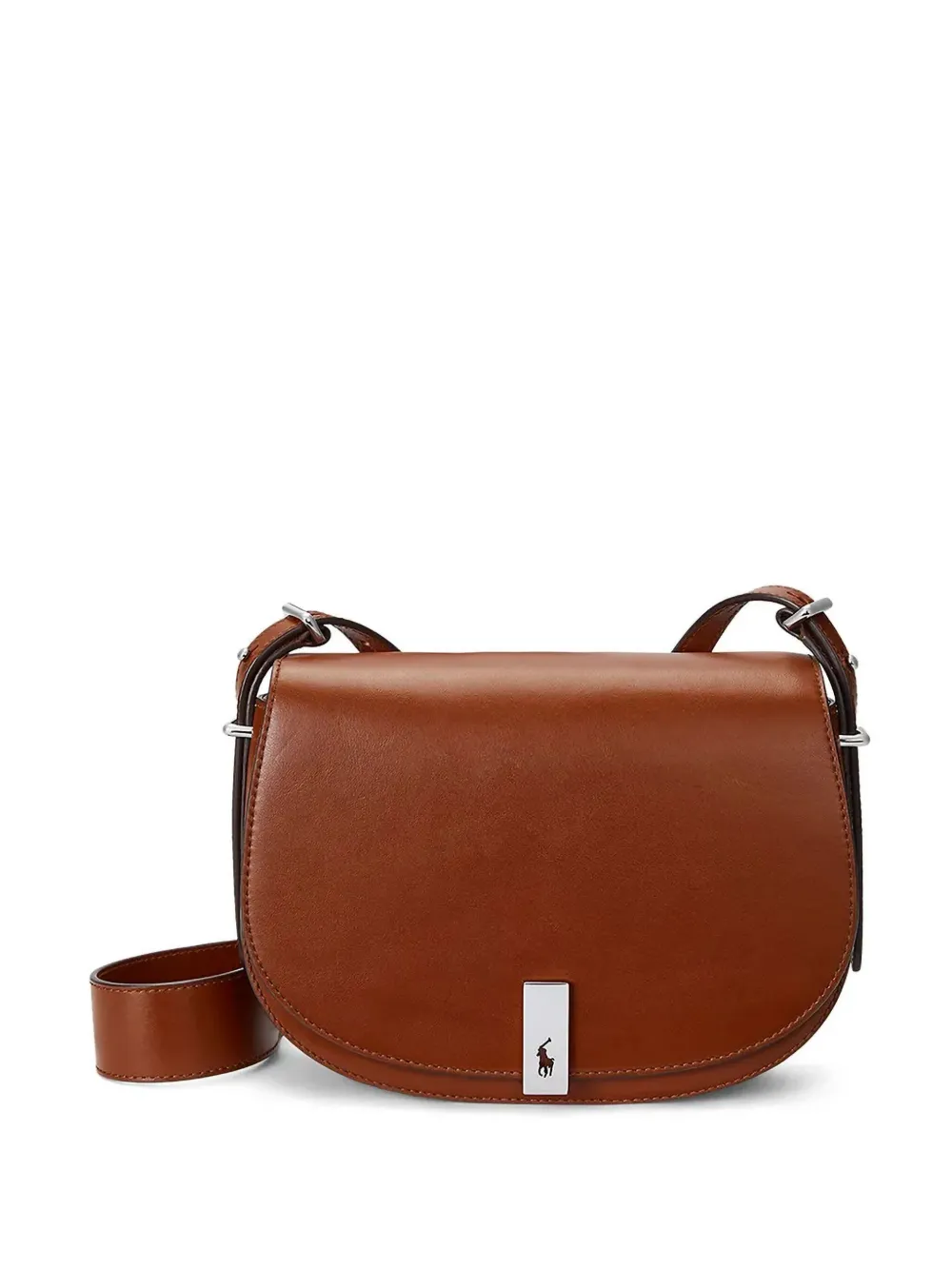 Polo Ralph Lauren Polo ID suède crossbodytas Bruin