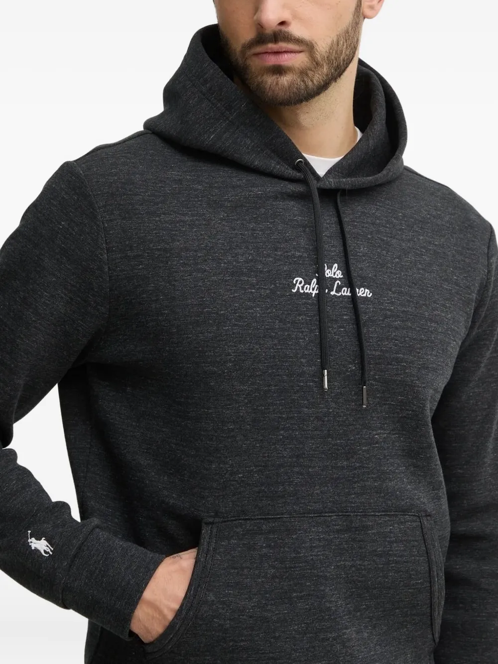 Polo Ralph Lauren Jack met colourblocking en capuchon Grijs