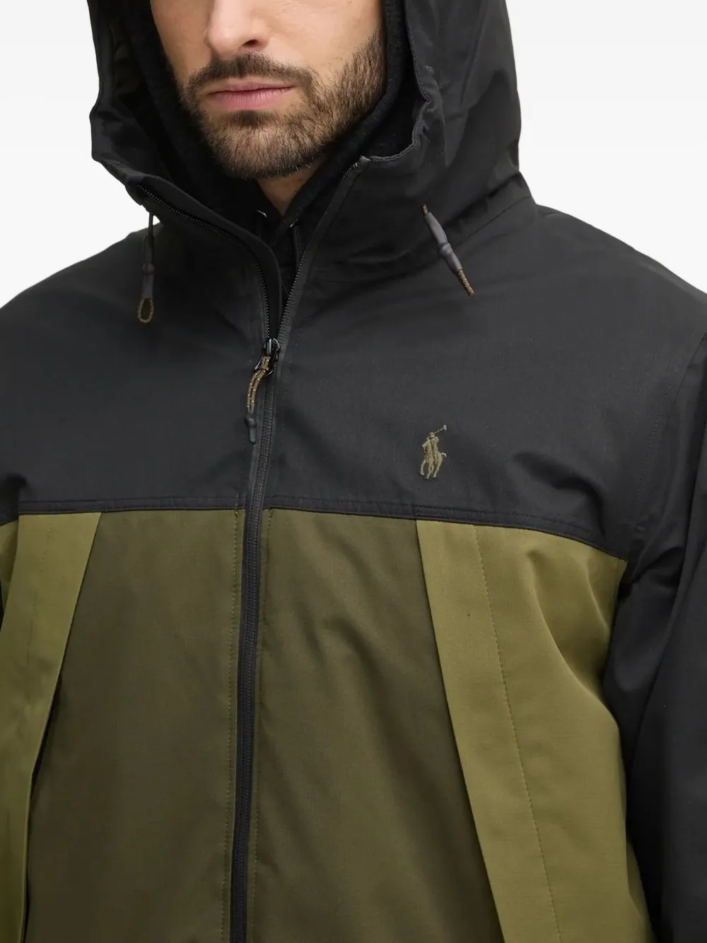 Polo Ralph Lauren Tweekleurig jack Zwart