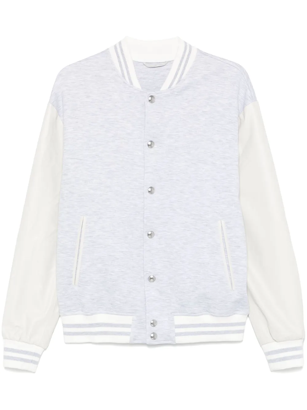 panelled bomber jacket