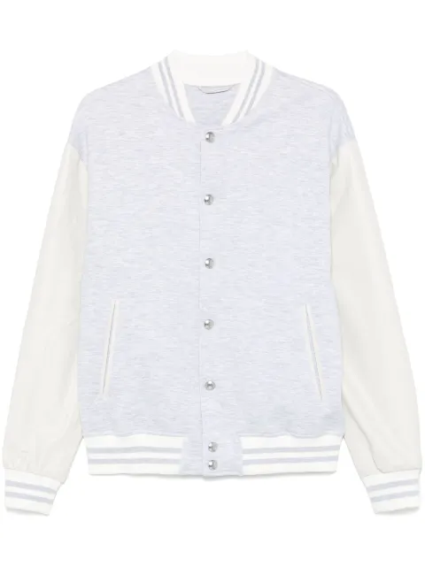 Eleventy panelled bomber jacket 