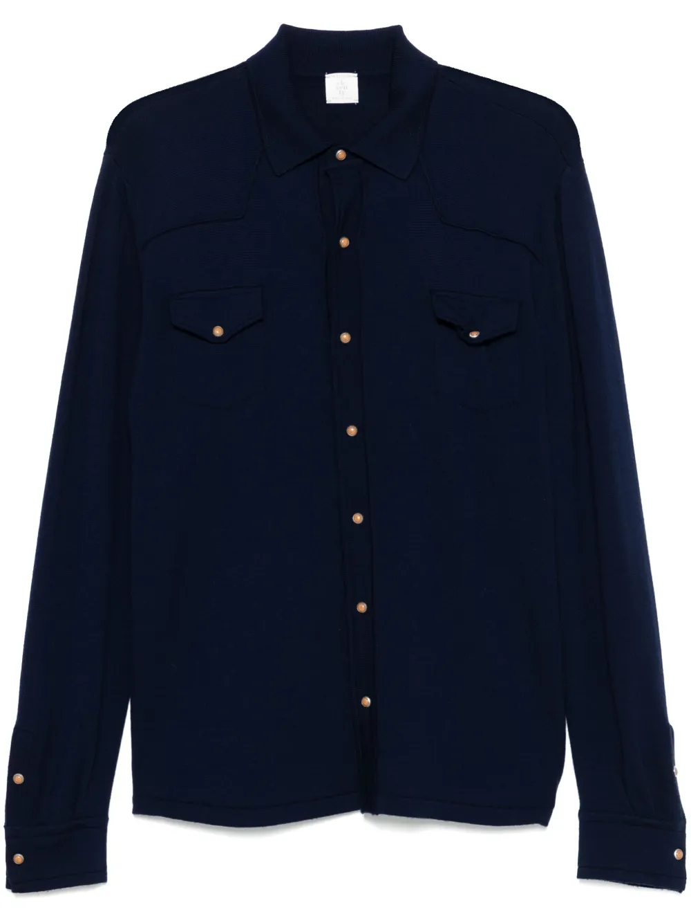 Eleventy camisa tejida | azul | Image 1
