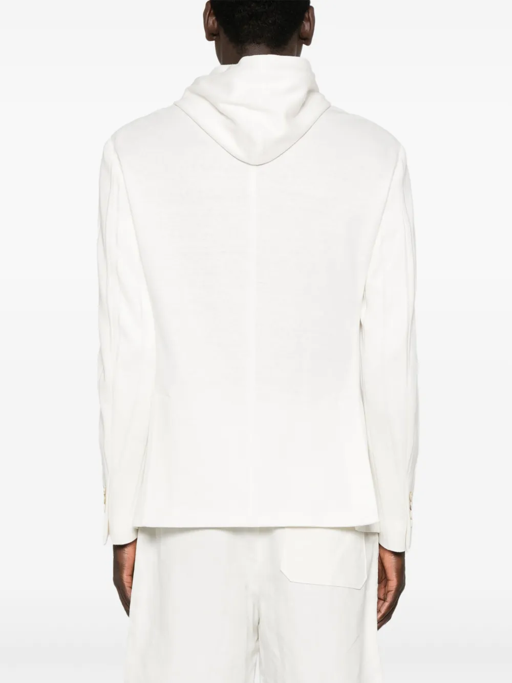 Eleventy Blazer met enkele rij knopen Wit