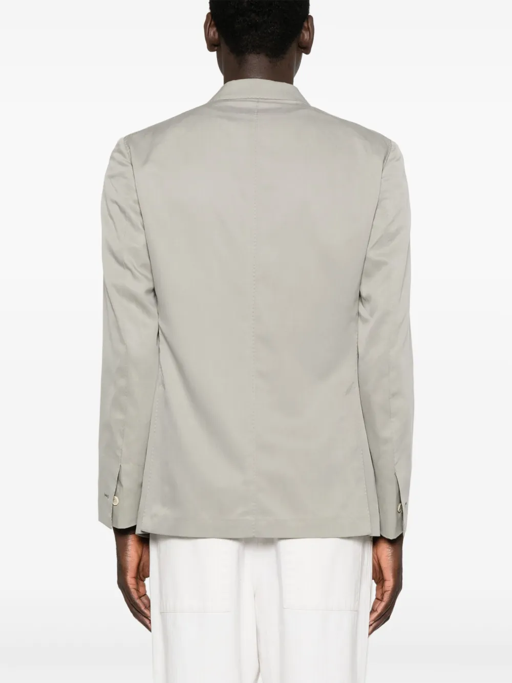 Eleventy Blazer met enkele rij knopen Groen