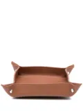 Eleventy leather tray (22cm x 22cm) - Brown