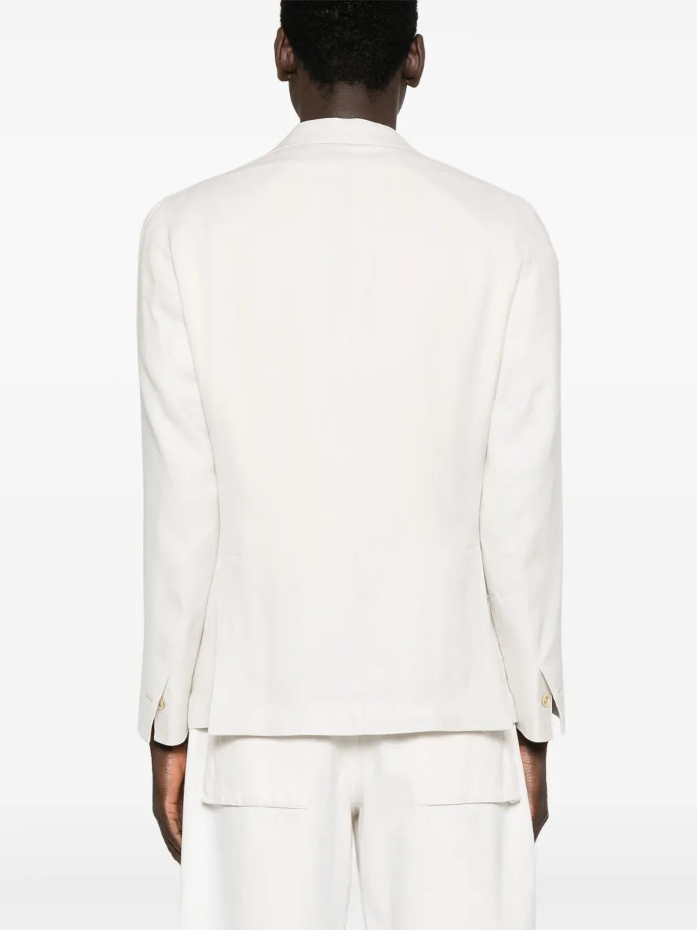 Eleventy Blazer met enkele rij knopen Wit