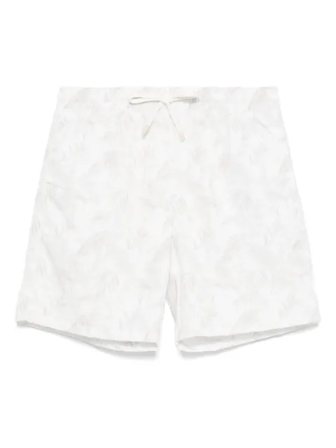Eleventy shorts de playa con estampado floral