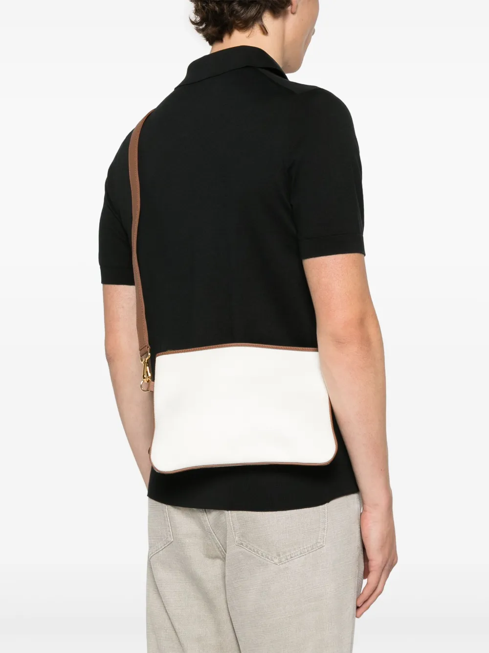 Eleventy Canvas clutch - Wit