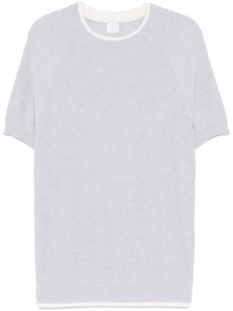Eleventy Fein gestricktes T-Shirt