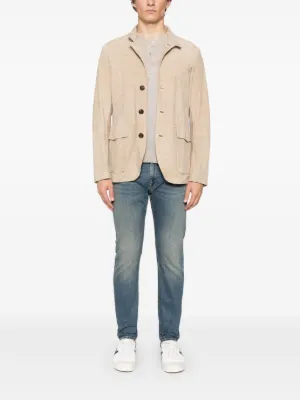 Sand beige hooded jacket Eleventy - men - ELEVENTY