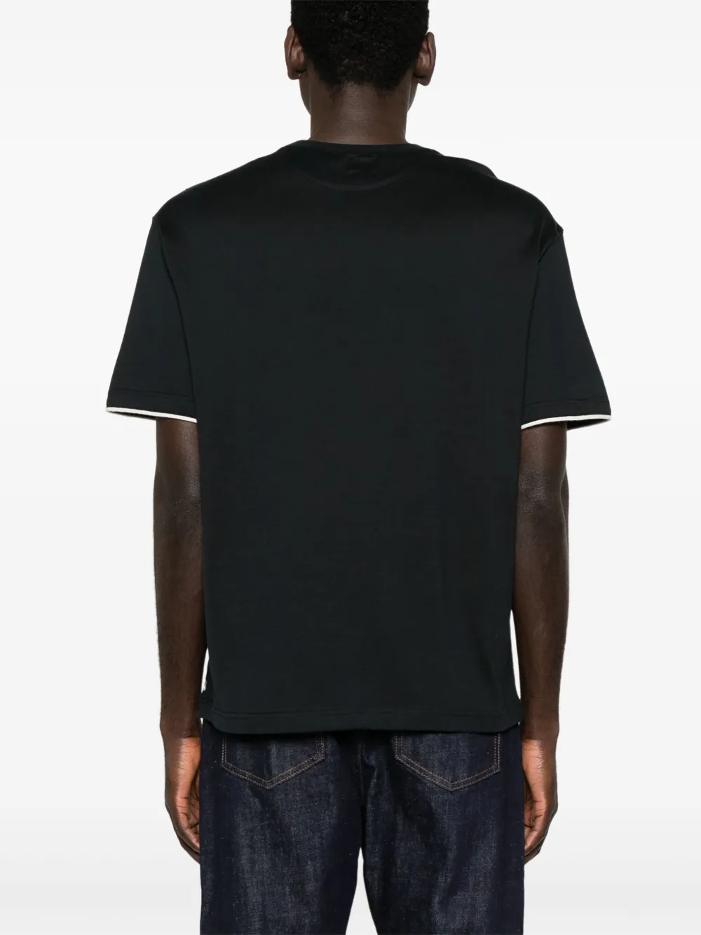 Eleventy Katoenen T-shirt Zwart