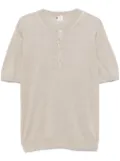 Eleventy linen Henley top - Neutrals