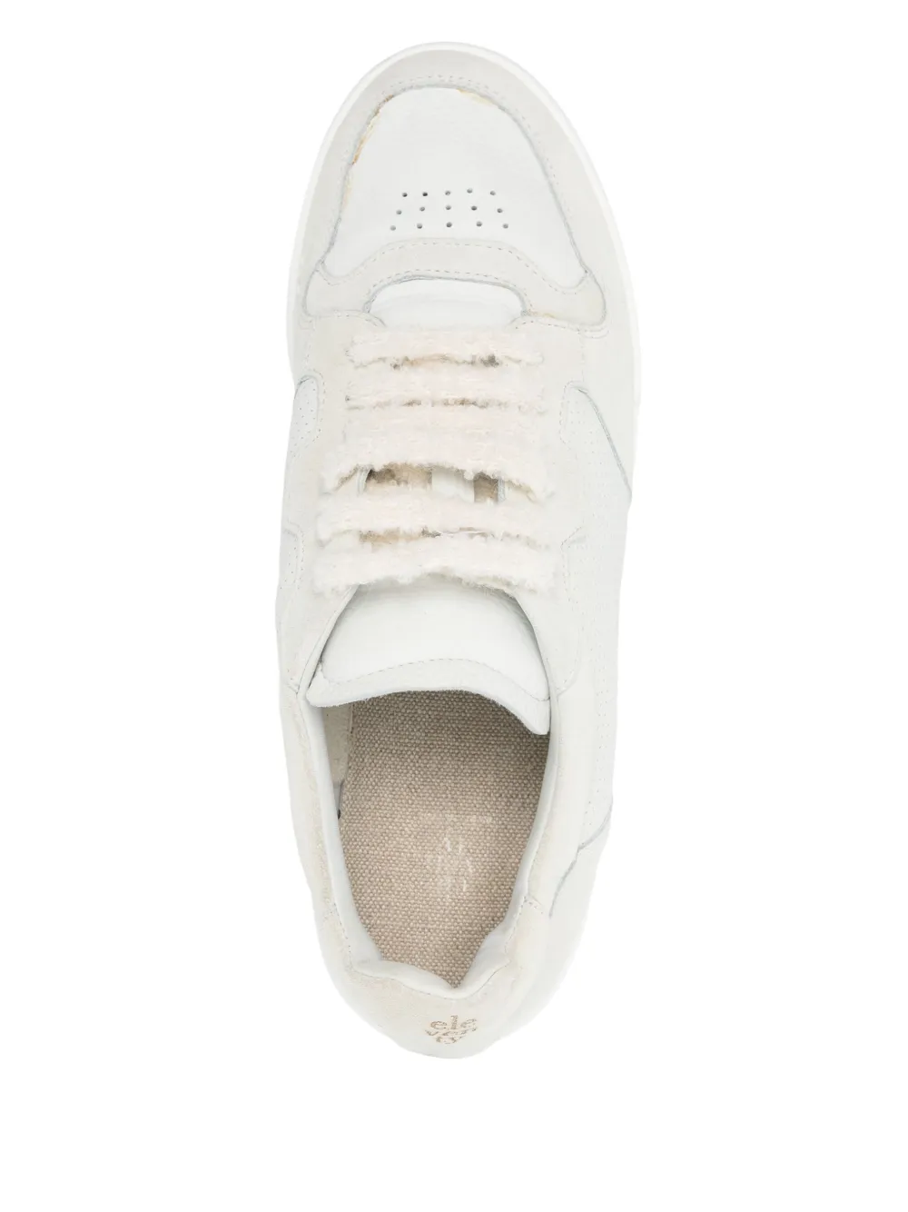Eleventy Sneakers met geperforeerd detail Wit