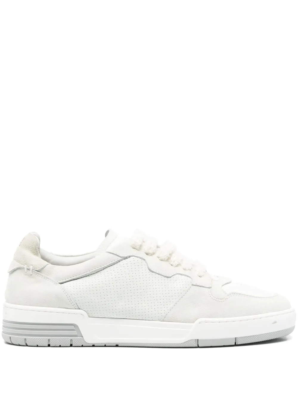 Eleventy Sneakers met geperforeerd detail Wit
