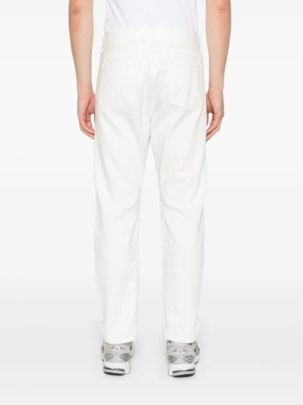 Eleventy Broek met toelopende pijpen Wit