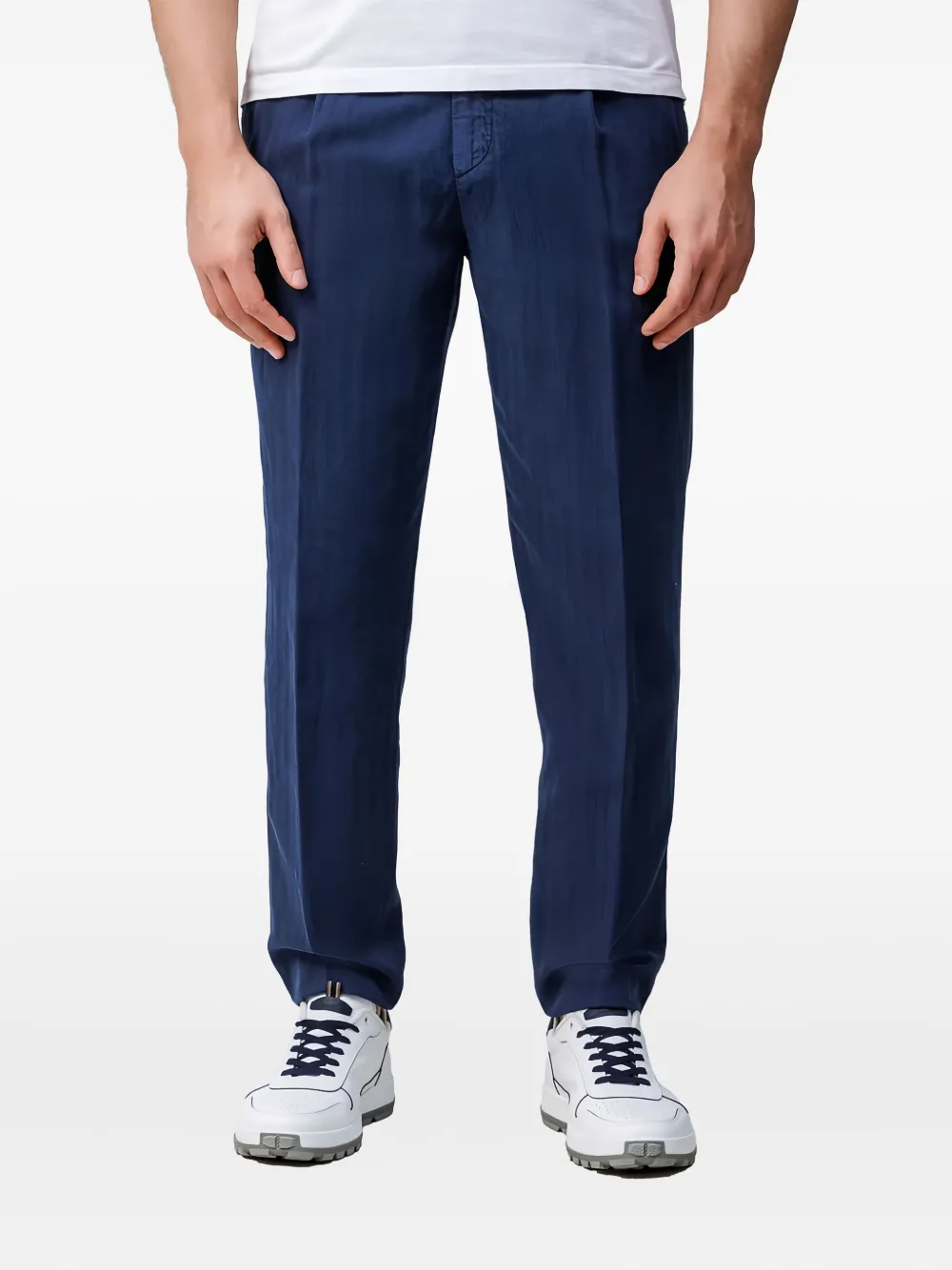 Eleventy pleated trousers | Blue | Image 1
