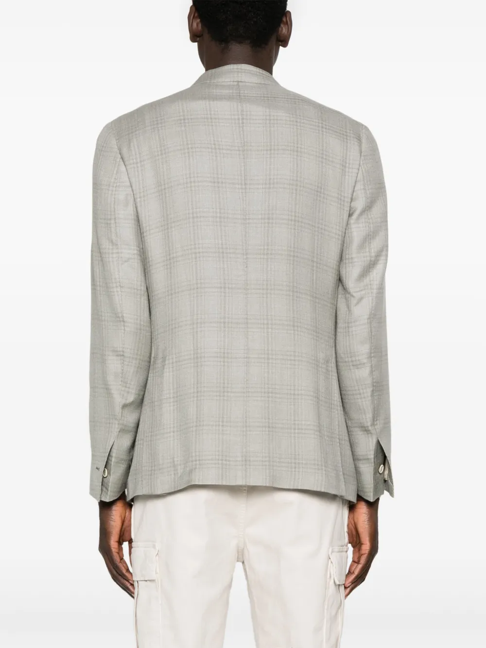 Eleventy Blazer met enkele rij knopen Groen