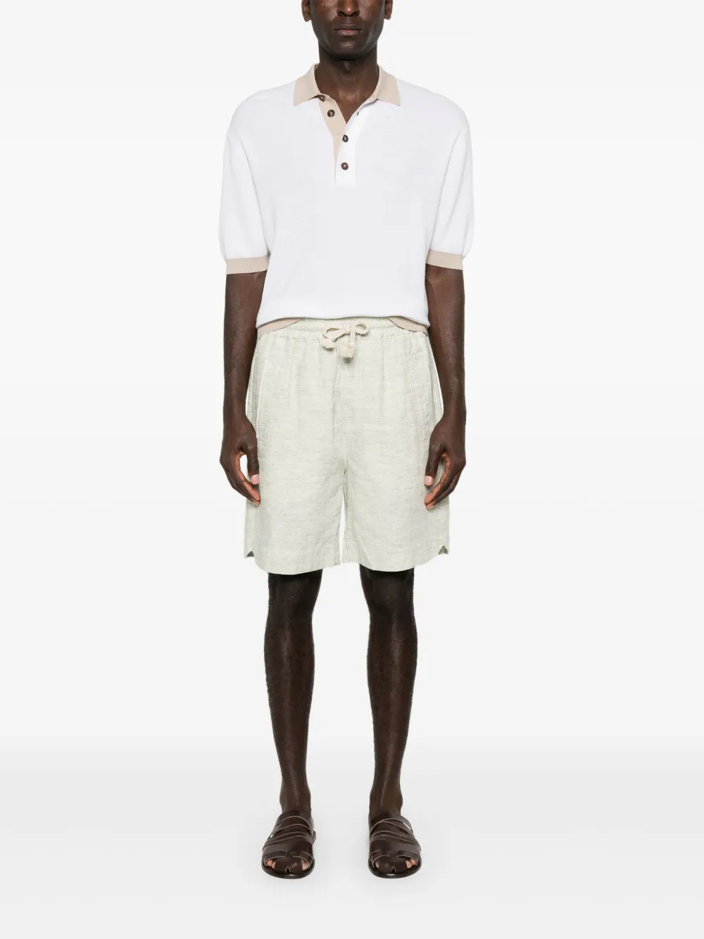 Eleventy Poloshirt met korte mouwen - Wit