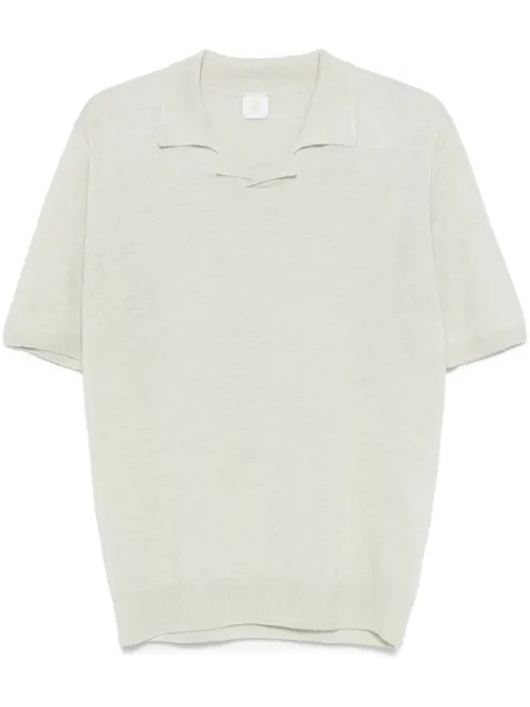 Eleventy playera tipo polo tejida
