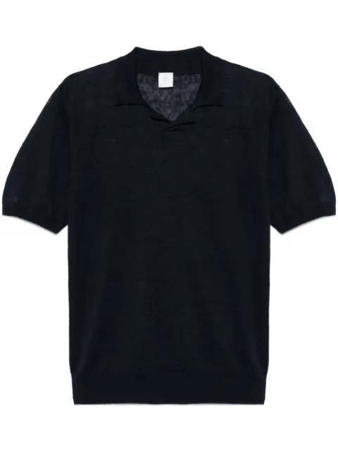 Eleventy linen polo shirt