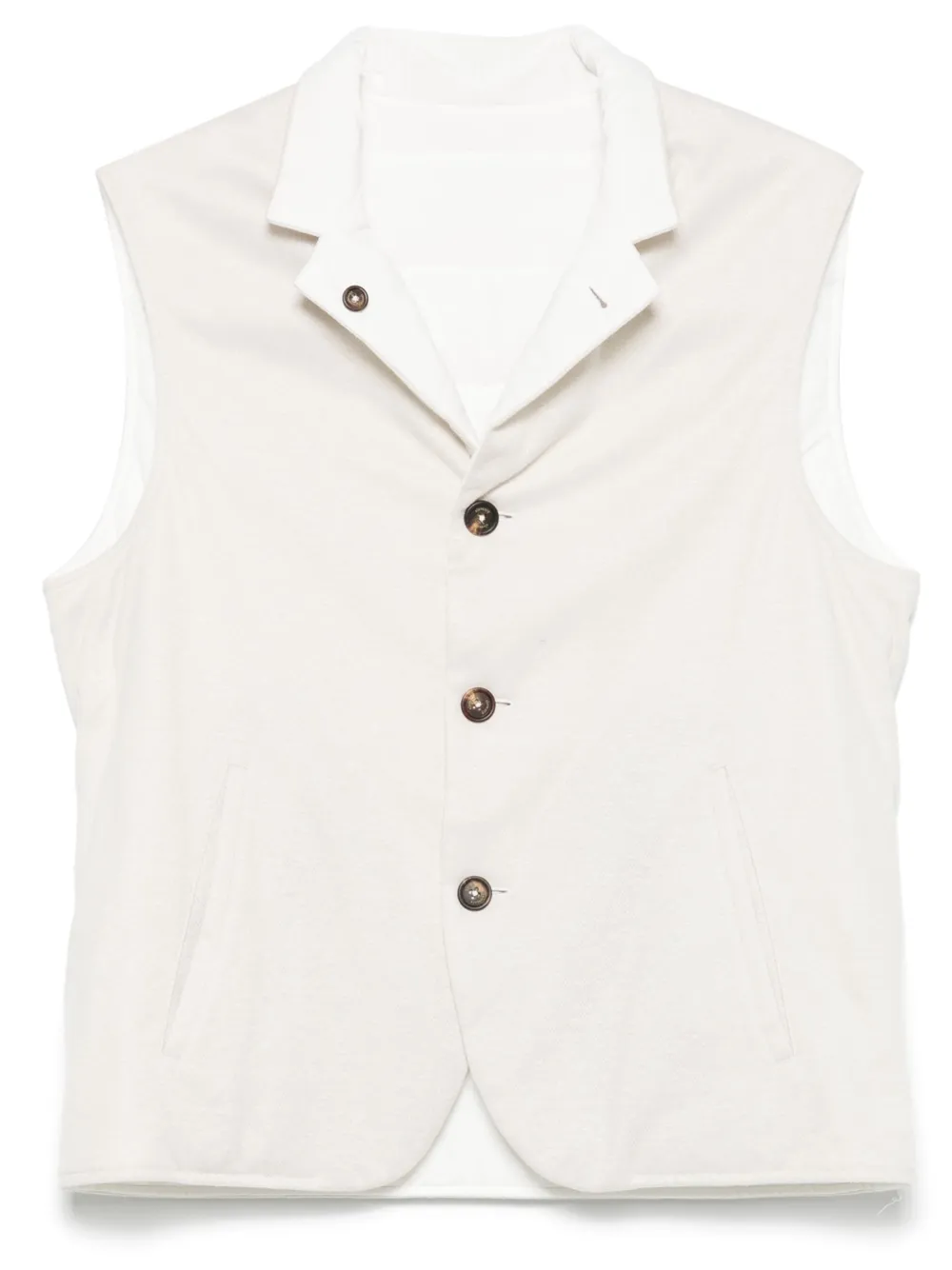 Eleventy gilet à design réversible | blanc | Image 1