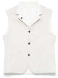 Eleventy reversible gilet - White