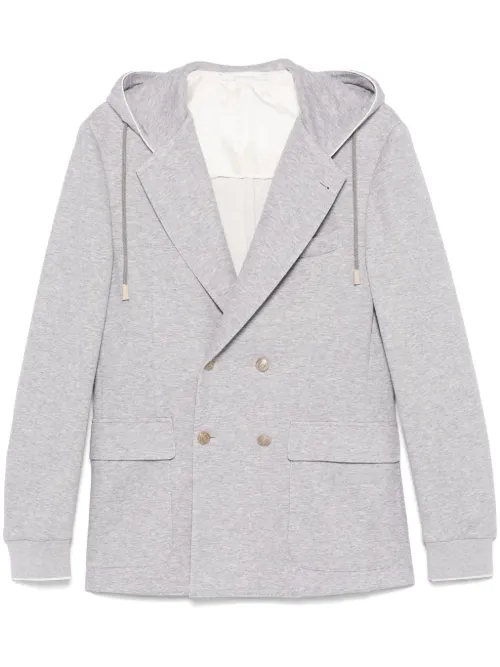 Blazer croisé à capuche - Eleventy - Modalova