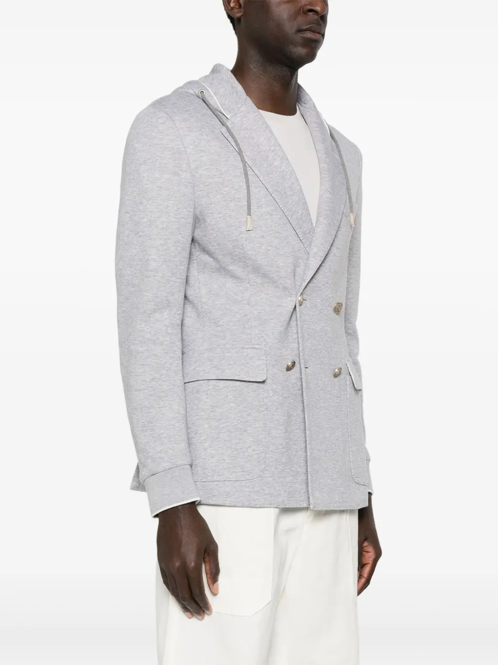 Eleventy Blazer met dubbele rij knopen Grijs