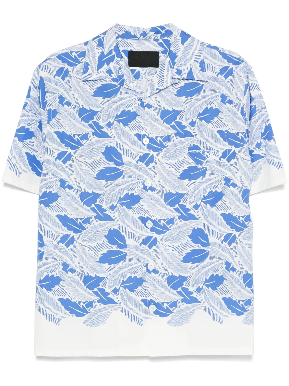 Prada printed shirt Blauw