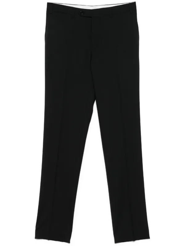 Canali Wool Trousers in Black
