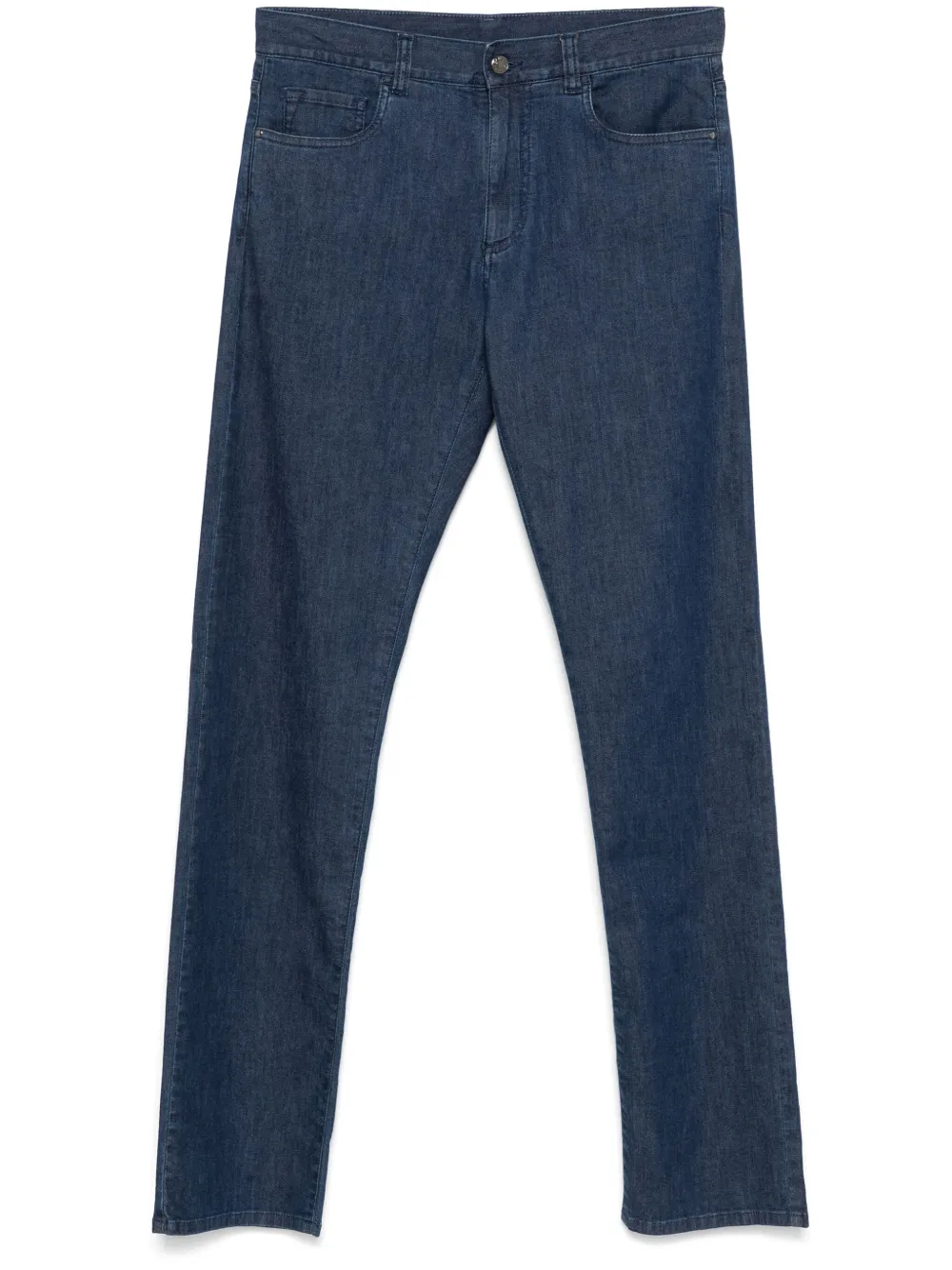 straight-leg jeans