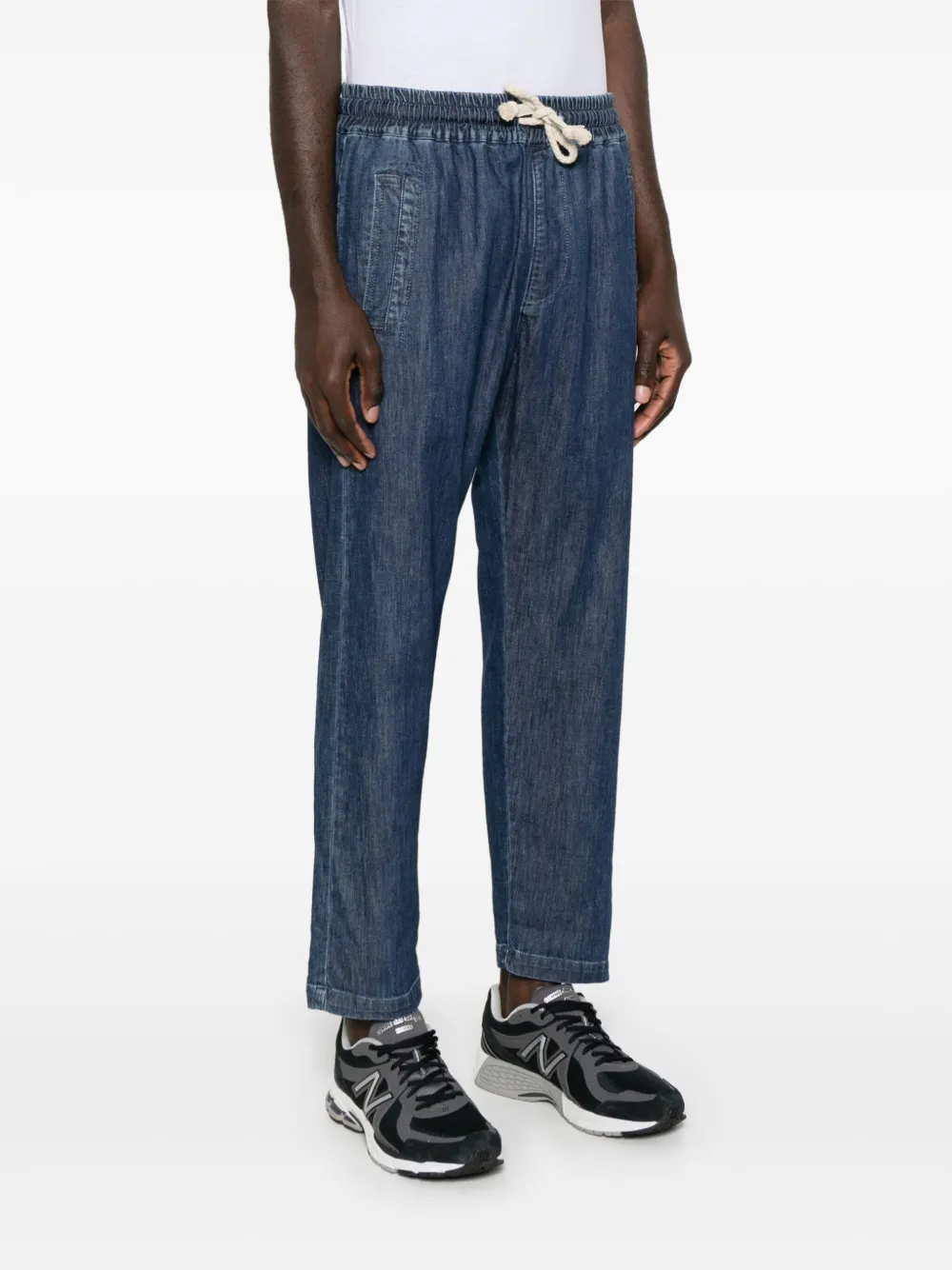 Eleventy Broek met toelopende pijpen Blauw