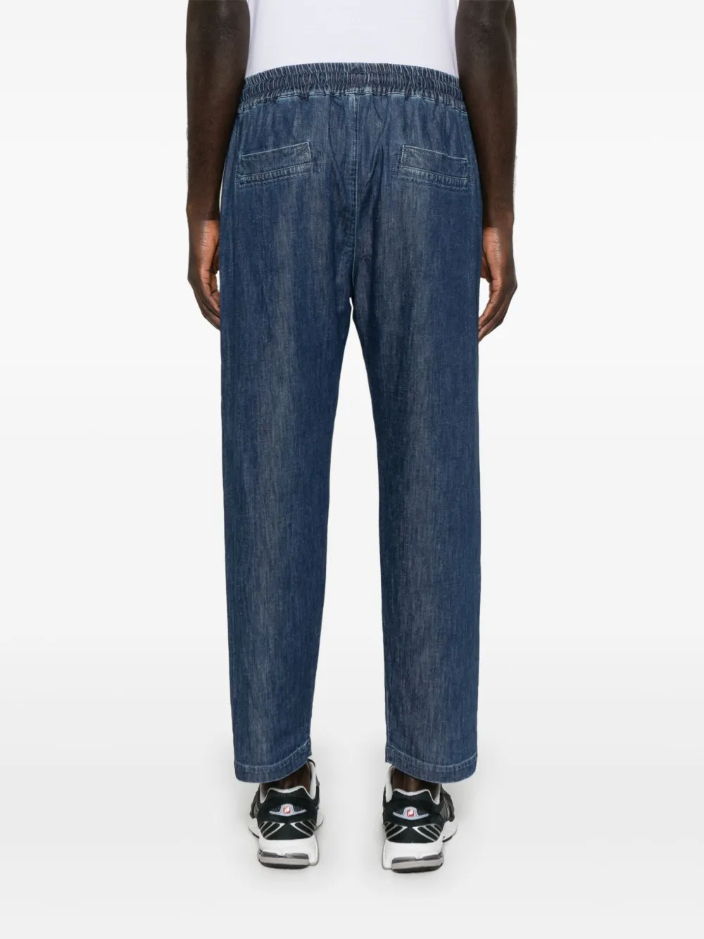 Eleventy Broek met toelopende pijpen Blauw