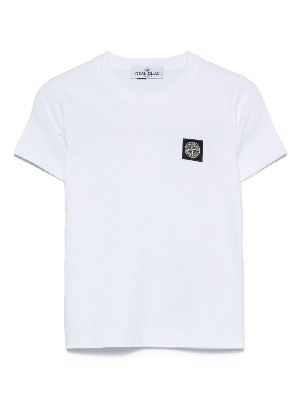 Stone Island Junior logo-patch T-shirt - White