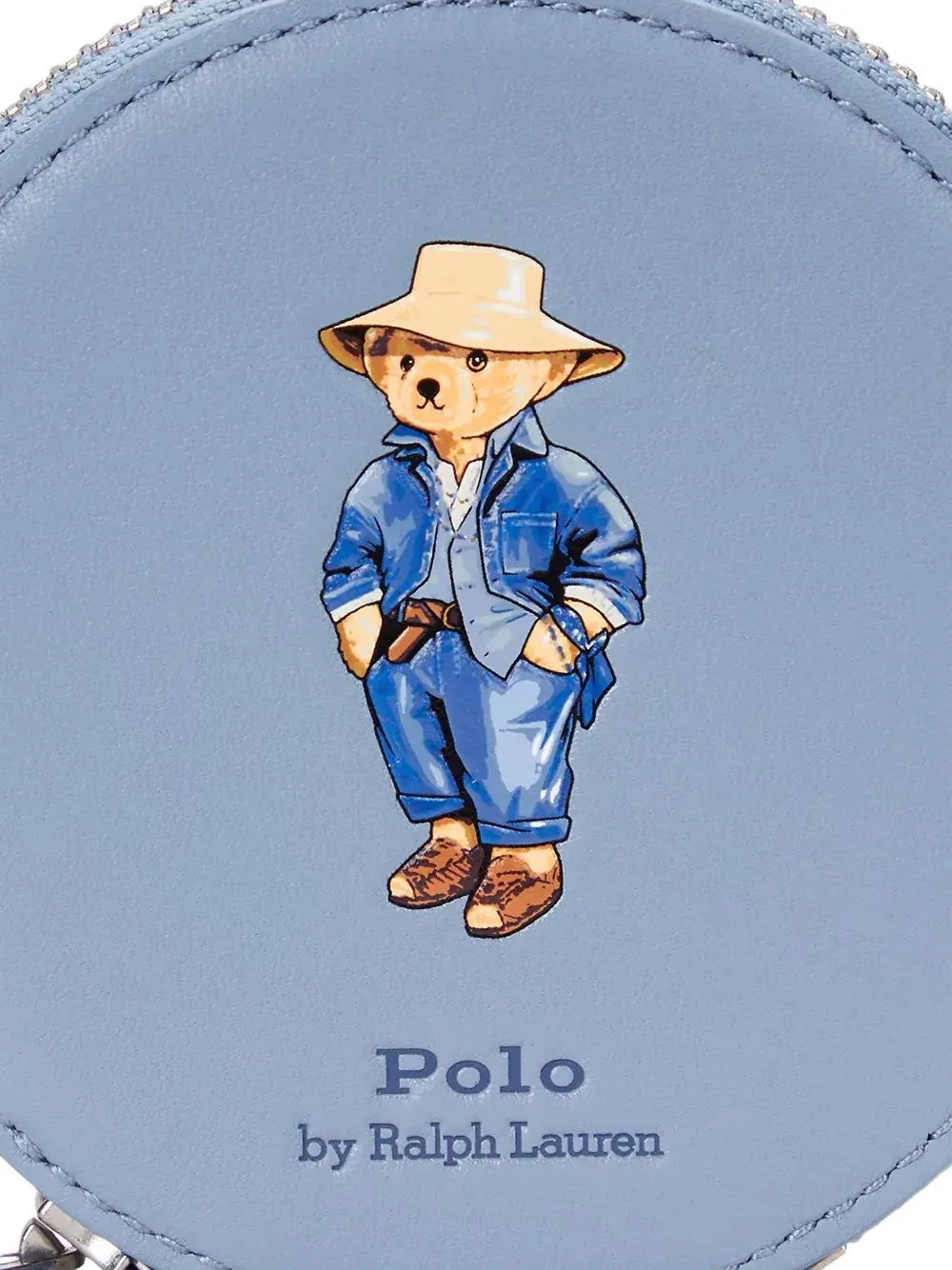 Polo Ralph Lauren Verfraaide ronde portemonnee Blauw