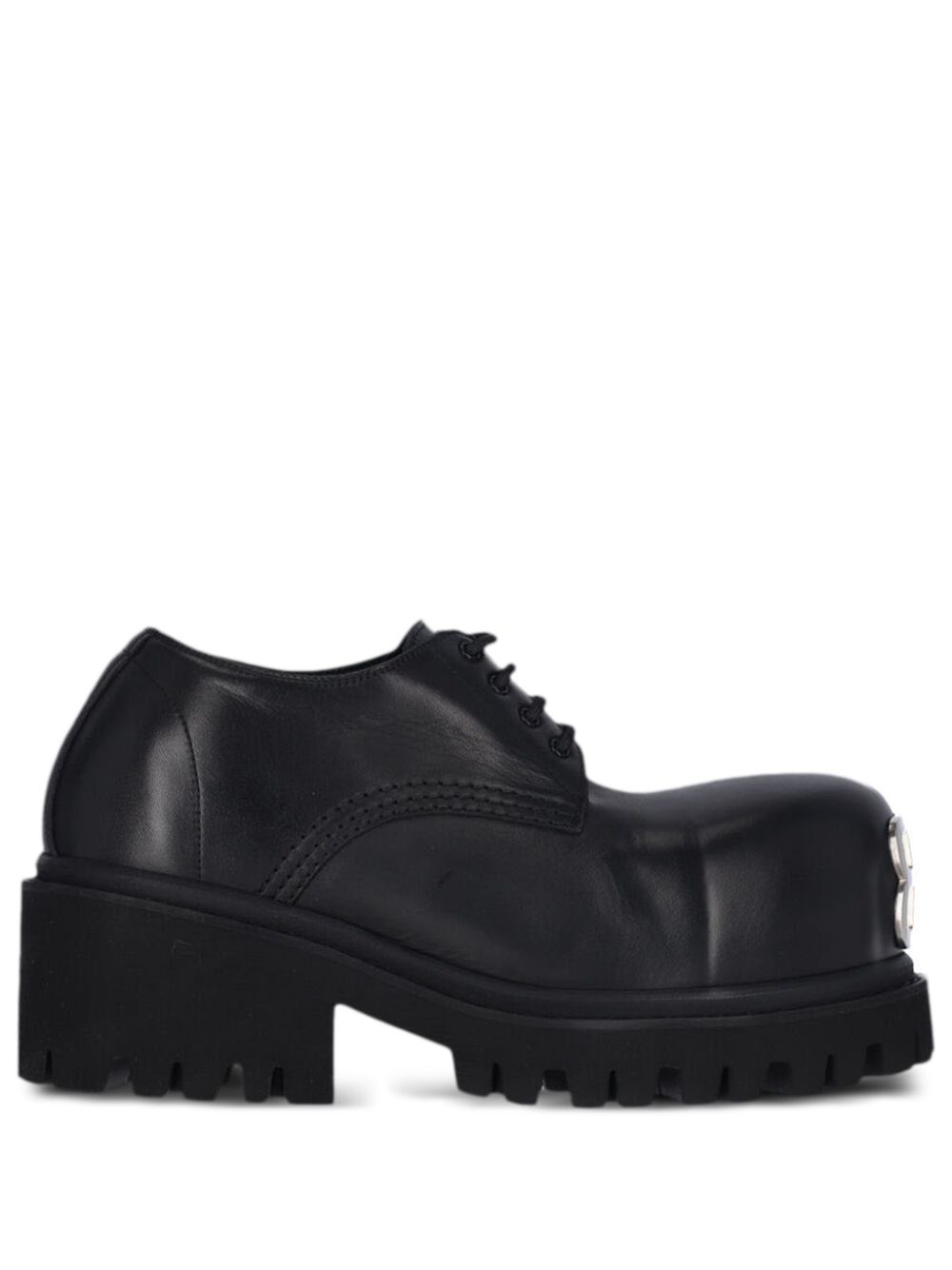 Balenciaga platform Derby shoes Black