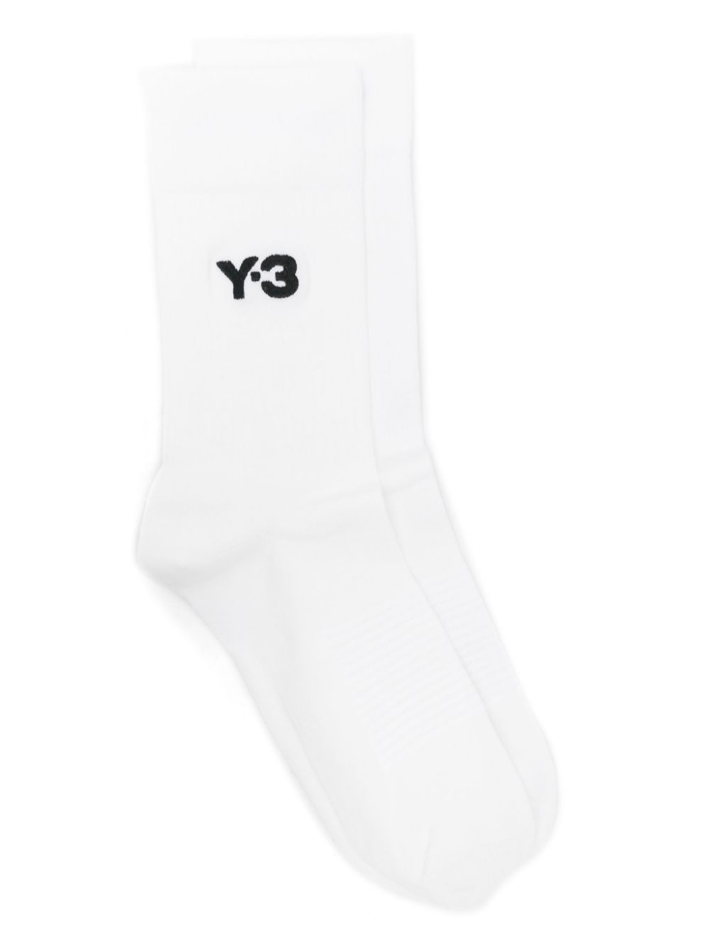 logo-embroidered crew socks