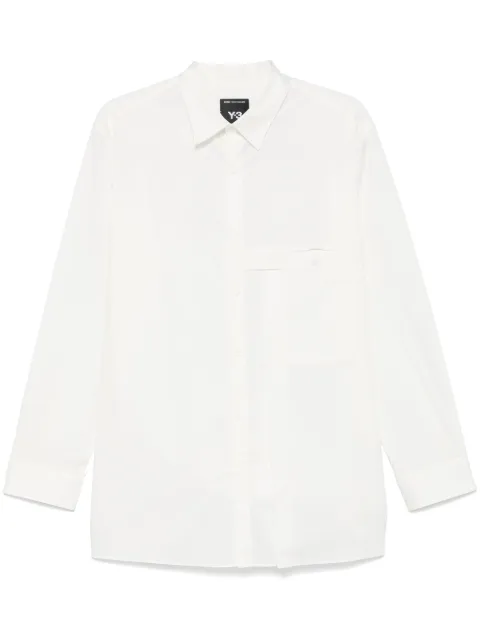 Y-3 camisa de popelina