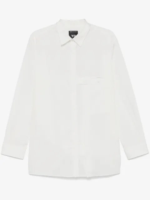 Y-3 camisa de popelina