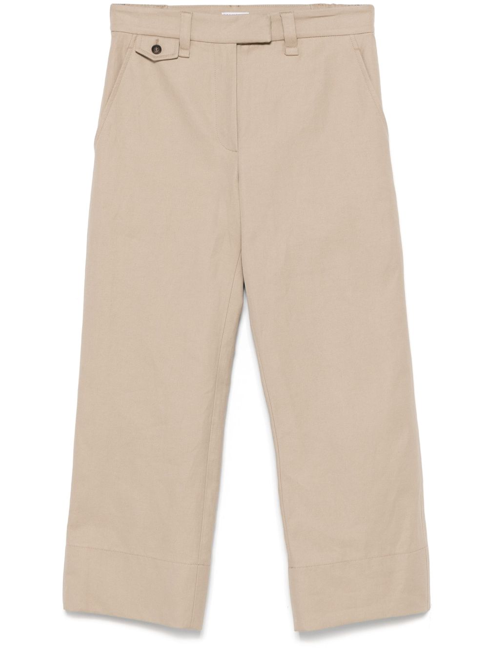 twill-weave trousers