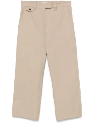 Brunello Cucinelli ストレートパンツ | ブラウン | FARFETCH JP