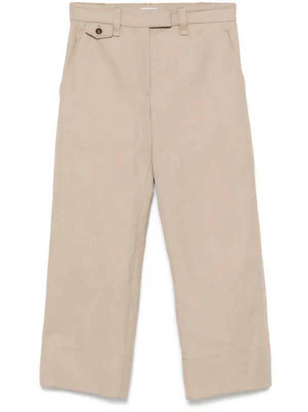 Brunello Cucinelli ツイル パンツ | ニュートラル | FARFETCH JP