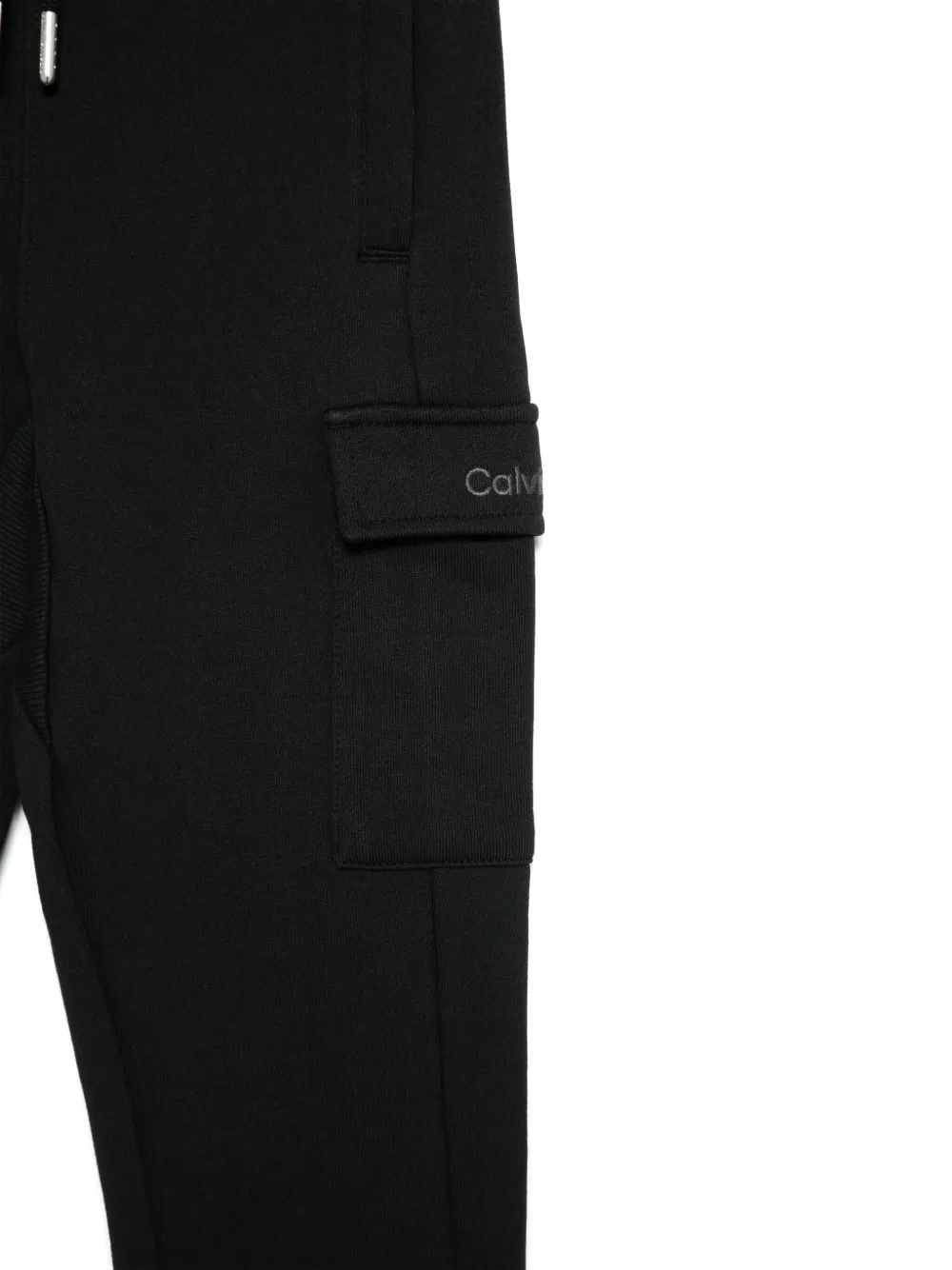 Calvin Klein Kids Cargo trainingsbroek Zwart