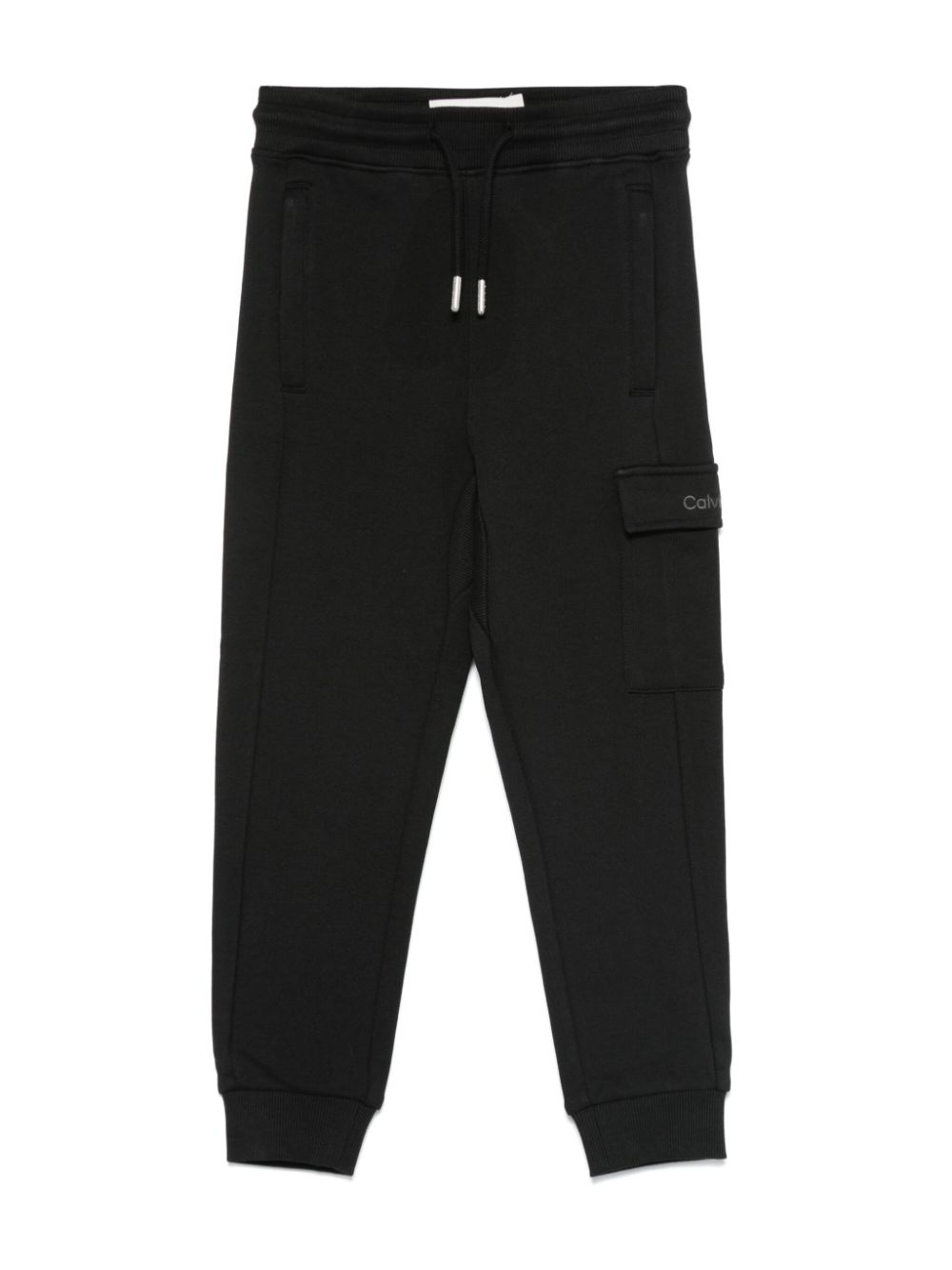 Calvin Klein Kids cargo sweatpants Zwart