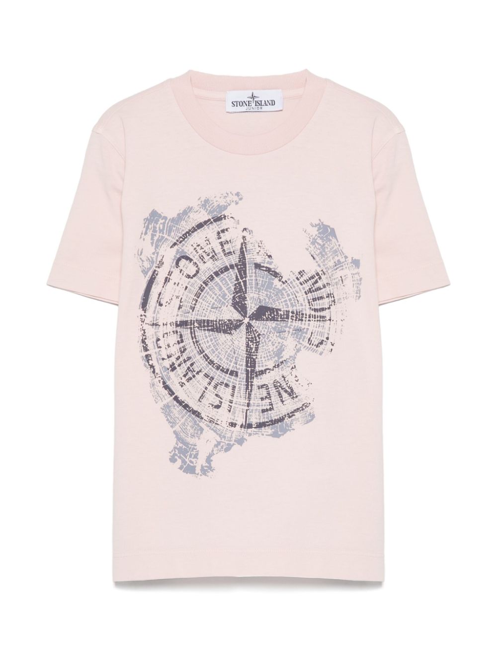 Stone Island Junior logo-print T-shirt - Pink