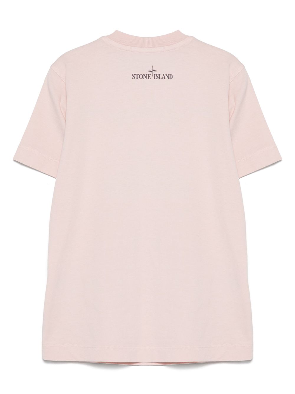 Stone Island Junior logo-print T-shirt - Pink