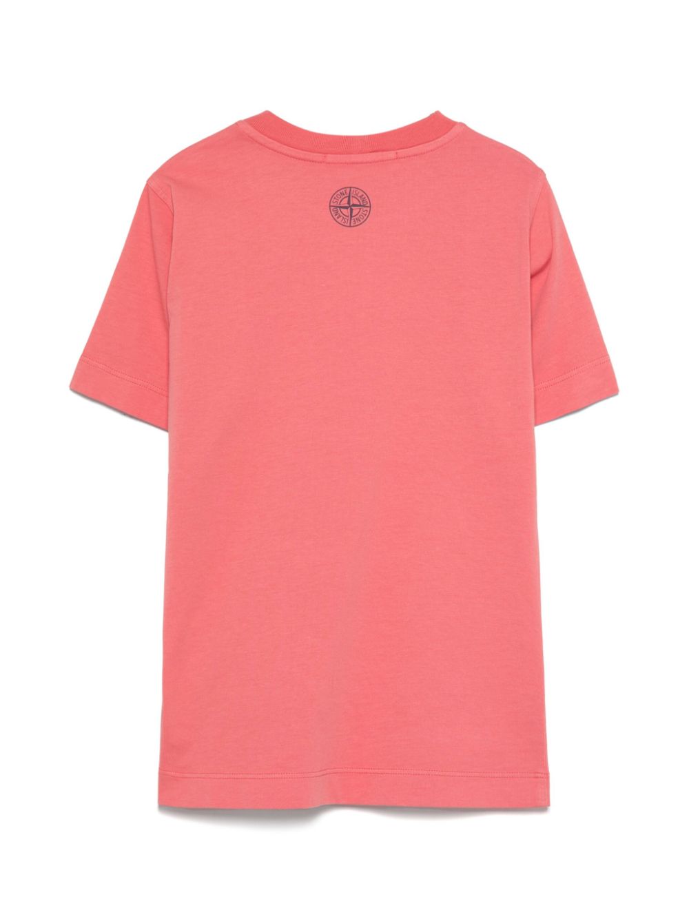 Stone Island Junior logo-print T-shirt - Rood