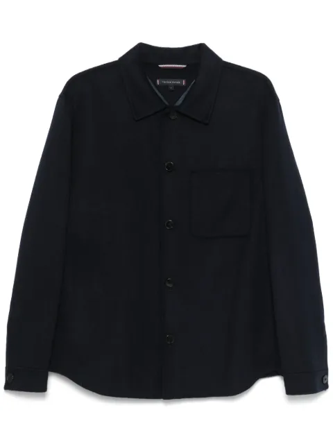 Tommy Hilfiger brushed-finish shirt jacket