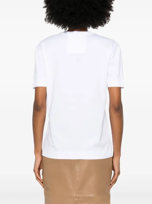 GIVENCHY 周りと差がつく一着に☆エンブロイダリー Tシャツ Givenchy エンブロイダリー Tシャツ | ホワイト | FARFETCH JP
